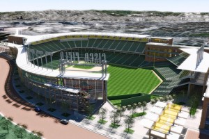 Cisco Field, above, is a proposal to relocate the A's to San Jose.